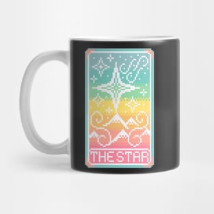 Tarot Card The Star Pixel Art Mug